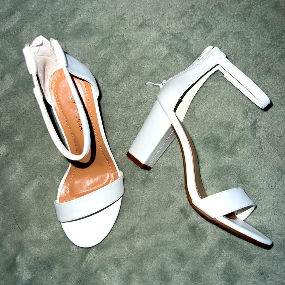 White heels